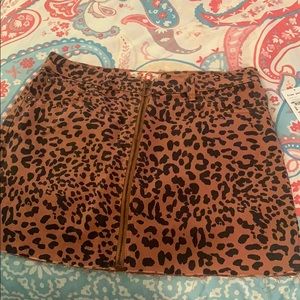 Cheetah skirt